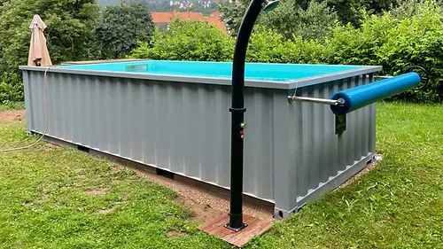 Piscine Conteneur 6.2mx 2.5m Prête à l'Emploi avec Pompe à Chaleur – Image 4