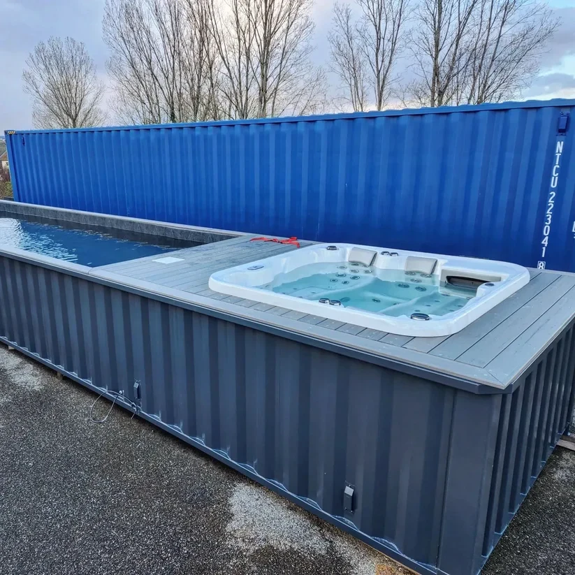 Conteneur de piscine 12 m