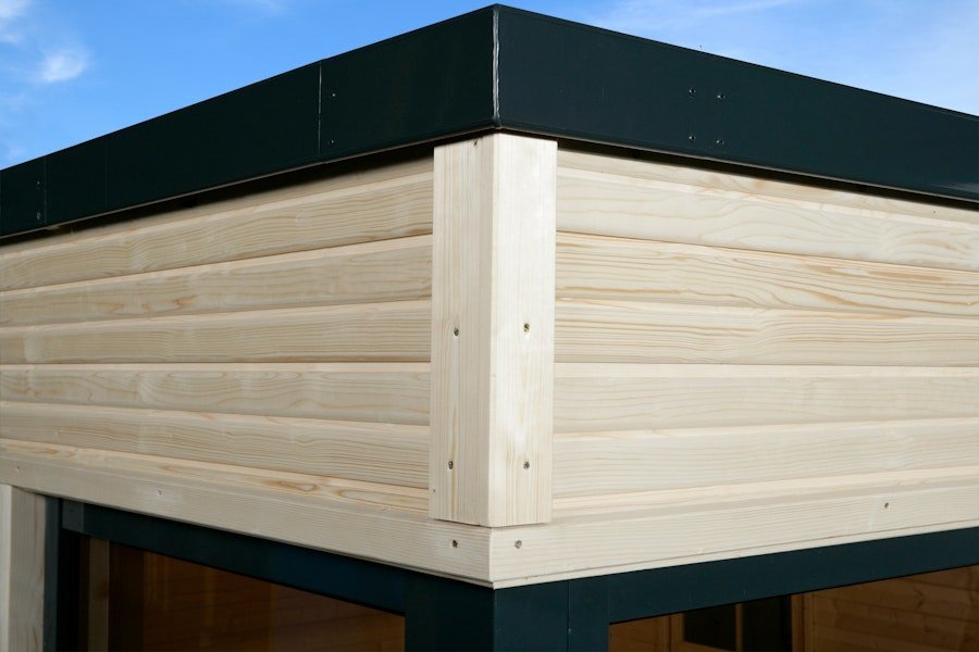 Abri de jardin Weka Cubilis 4.0 avec éléments à lattes - 45 mm – Image 2