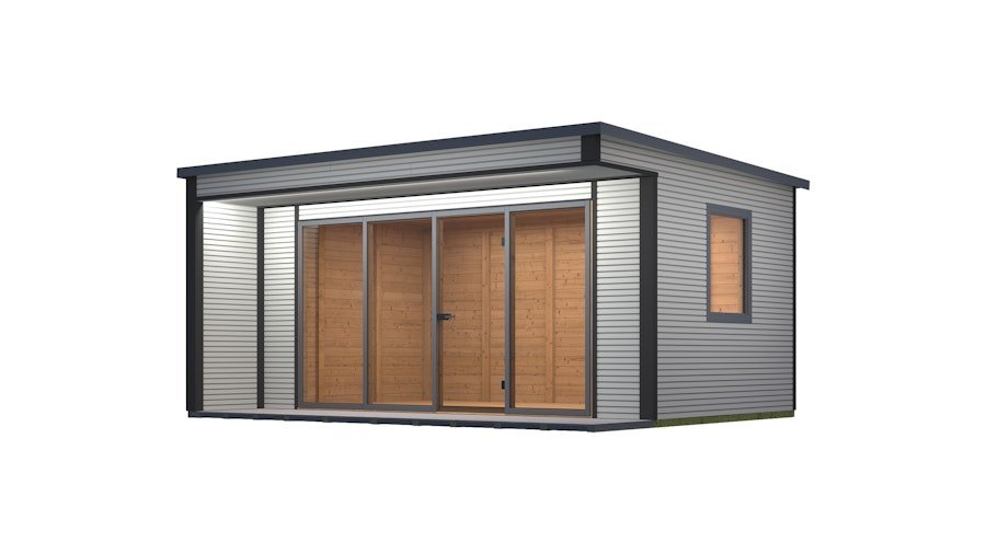 Abri de jardin Weka Cubilis 4.0 avec éléments à lattes - 45 mm – Image 5