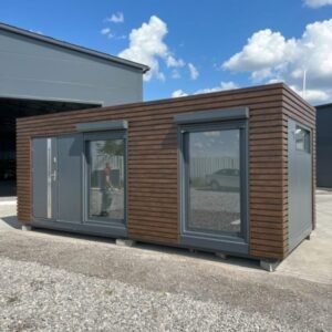 Module d'habitation conteneur 21 m² – Prêt à emménager, confortable et sécurisé